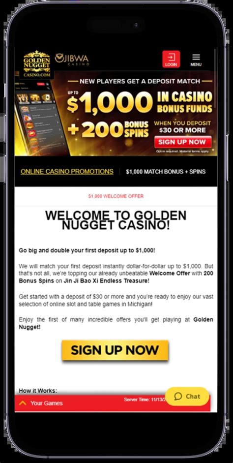 golden nugget Mi casino bonus